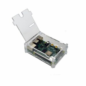 Behuizing voor Raspberry PI 4 met klepje transparant