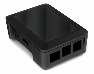 Raspberry Behuizing Cyntech B+ 2B 3B 3B+ zwart