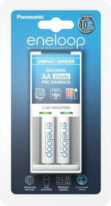 Panasonic Eneloop Compact BQCC50 lader incl. 1x2 AA Mignon accu's