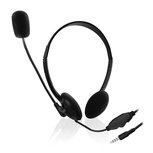 Ewent EW3567 hoofdtelefoon/headset Hoofdband 3,5mm-connector Zwart Ewent EW3567 hoofdtelefoon/headset Hoofdband 3,5mm-connector Zwart