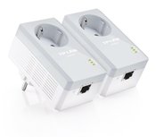 TP-LINK TL-PA4010P KIT V5 PowerLine-netwerkadapter 600 Mbit/s Ethernet LAN Wit 2 stuk(s) TP-LINK TL-PA4010P KIT V5 PowerLine-netwerkadapter 600 Mbit/s Ethernet LAN Wit 2 stuk(s)