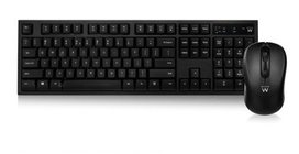 Ewent EW3193 toetsenbord RF Draadloos QWERTY US International Zwart Ewent EW3193 toetsenbord RF Draadloos QWERTY US International Zwart