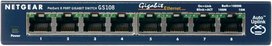 Netgear ProSAFE Unmanaged Switch - GS108GE - Desktop - 8 Gigabit Ethernet poorten 10/100/1000 Mbps Netgear ProSAFE Unmanaged Switch - GS108GE - Desktop - 8 Gigabit Ethernet poorten 10/100/1000 Mbps
