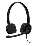 Logitech H151 Stereo Headset voor meerdere apparaten met bediening op de draad Logitech H151 Stereo Headset voor meerdere apparaten met bediening op de draad