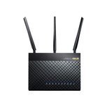 ASUS RT-AC68U draadloze router Dual-band (2.4 GHz / 5 GHz) Gigabit Ethernet Zwart ASUS RT-AC68U draadloze router Dual-band (2.4 GHz / 5 GHz) Gigabit Ethernet Zwart