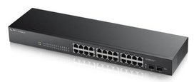 Zyxel GS1900-24 Managed L2 Gigabit Ethernet (10/100/1000) Zwart Zyxel GS1900-24 Managed L2 Gigabit Ethernet (10/100/1000) Zwart