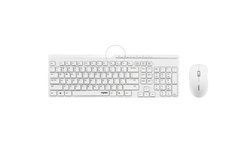 Rapoo 8100 Wireless Keyboard + Mouse Desktopset - White / AZERTY-BE Rapoo 8100 Wireless Keyboard + Mouse Desktopset - White / AZERTY-BE