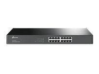 TP-LINK TL-SG1016 Managed L2 Gigabit Ethernet (10/100/1000) Zwart TP-LINK TL-SG1016 Managed L2 Gigabit Ethernet (10/100/1000) Zwart