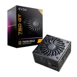EVGA SuperNOVA 750 GT power supply unit 750 W 24-pin ATX ATX Zwart EVGA SuperNOVA 750 GT power supply unit 750 W 24-pin ATX ATX Zwart