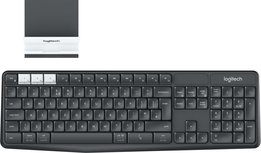 Logitech K375s toetsenbord RF-draadloos + Bluetooth QWERTY US International Grafiet, Wit Logitech K375s toetsenbord RF-draadloos + Bluetooth QWERTY US International Grafiet, Wit
