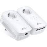 TP-LINK TL-PA8033P KIT PowerLine-netwerkadapter 1300 Mbit/s Ethernet LAN Wit TP-LINK TL-PA8033P KIT PowerLine-netwerkadapter 1300 Mbit/s Ethernet LAN Wit