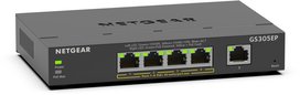 Netgear GS305EP Managed L2/L3 Gigabit Ethernet (10/100/1000) Power over Ethernet (PoE) Zwart Netgear GS305EP Managed L2/L3 Gigabit Ethernet (10/100/1000) Power over Ethernet (PoE) Zwart