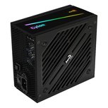 Aerocool PSU Cylon 600W 80 PLUS Soft, black, flat cables/ RGB Aerocool PSU Cylon 600W 80 PLUS Soft, black, flat cables/ RGB