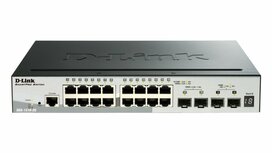 D-Link DGS-1510-20 netwerk-switch Managed L3 Gigabit Ethernet (10/100/1000) Zwart D-Link DGS-1510-20 netwerk-switch Managed L3 Gigabit Ethernet (10/100/1000) Zwart