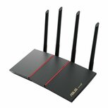 ASUS RT-AX55 draadloze router Gigabit Ethernet Dual-band (2.4 GHz / 5 GHz) 4G Zwart ASUS RT-AX55 draadloze router Gigabit Ethernet Dual-band (2.4 GHz / 5 GHz) 4G Zwart