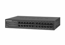 NETGEAR GS324 Unmanaged Gigabit Ethernet (10/100/1000) Zwart NETGEAR GS324 Unmanaged Gigabit Ethernet (10/100/1000) Zwart