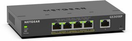 Netgear GS305EP Managed L2/L3 Gigabit Ethernet (10/100/1000) Power over Ethernet (PoE) Zwart Netgear GS305EP Managed L2/L3 Gigabit Ethernet (10/100/1000) Power over Ethernet (PoE) Zwart