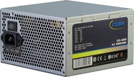 Inter-Tech Coba CES-400B 80+ power supply unit 400 W 20+4 pin ATX ATX Zilver BULK Inter-Tech Coba CES-400B 80+ power supply unit 400 W 20+4 pin ATX ATX Zilver BULK