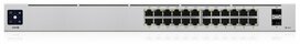 Ubiquiti Networks UniFi 24-Port PoE Managed L2/L3 Gigabit Ethernet (10/100/1000) Power over Ethernet (PoE) 1U Zilver Ubiquiti Networks UniFi 24-Port PoE Managed L2/L3 Gigabit Ethernet (10/100/1000) Power over Ethernet (PoE) 1U Zilver