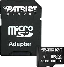16gb micro SDHC kaart 
