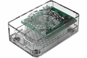 raspberry pi 4 power hat case transparant 