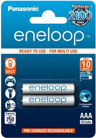 1x2 Panasonic Eneloop Micro AAA 750 mAh