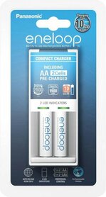 Panasonic Eneloop Compact BQCC50 lader incl. 1x2 AA Mignon accu's