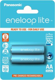 Panasonic BK-3LCCE/2BE Nikkel Metaal Hydride 950mAh 1.2V oplaadbare batterij/accu