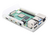 ovale behuizing met ventilator voor raspberry pi 4b wit