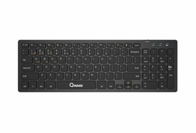 QWARE Wireless toetsenbord Oldham Zwart