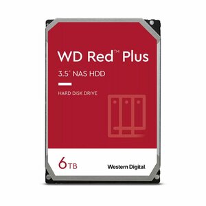 Western Digital Red Plus WD60EFPX interne harde schijf 3.5" 6000 GB SATA III RENEWED