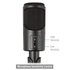 Ewent EW3552 microfoon Zwart PC-microfoon_