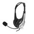 Ewent EW3562 hoofdtelefoon/headset Hoofdband Zwart, Zilver_